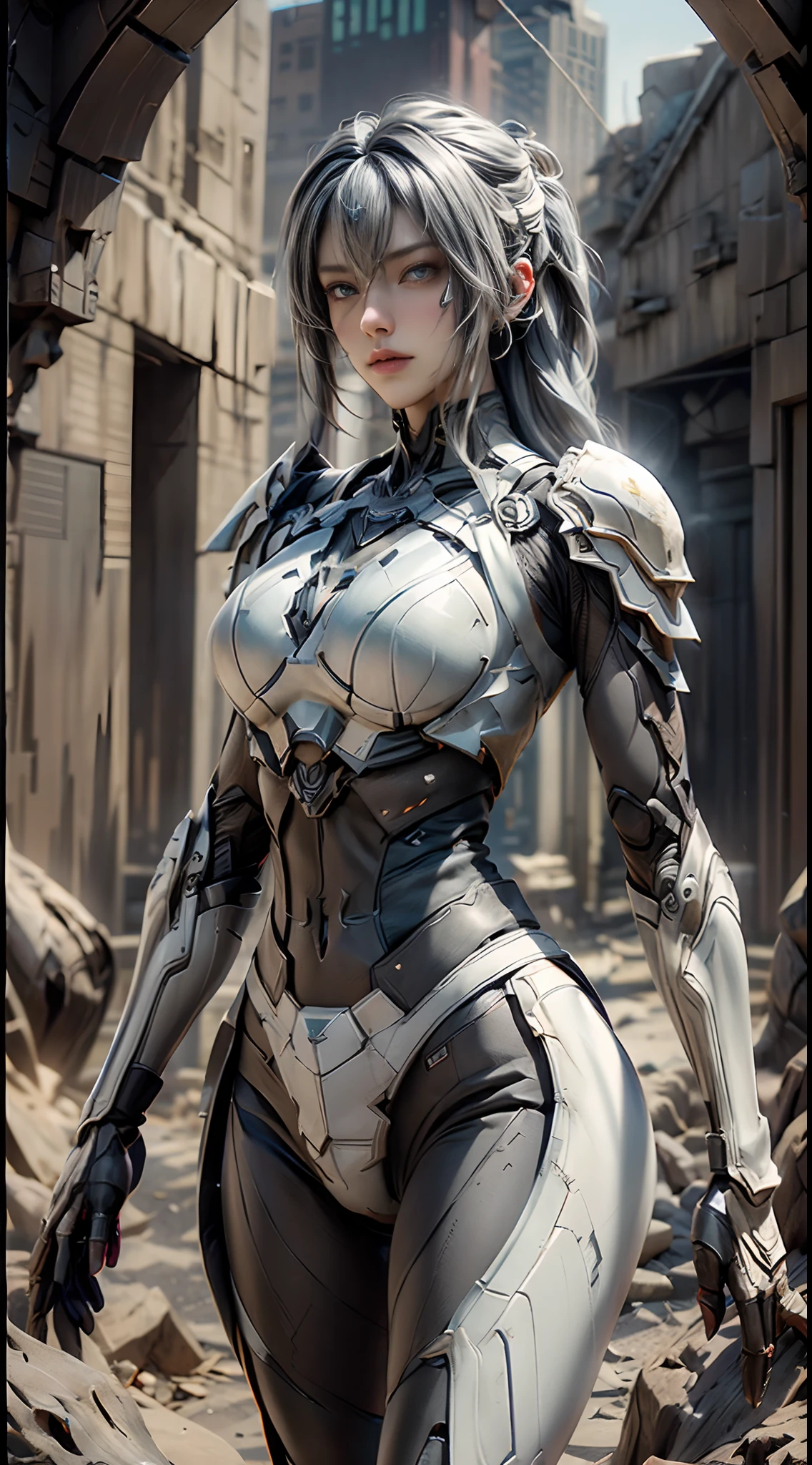 ((top-quality)), ((masterpiece)), (detaileds:1.4), 。.。.。.。.。.3D, Beautiful Cyberpunk Woman Image,nffsw(HighDynamicRange),Ray traching,NVIDIA RTX,Hyper-Resolution,Unreal 5,Sub-surface scattering,PBR Texturing,Postprocess,Anisotropy Filtering,depth of fields,Maximum clarity and sharpness,multi-layer texture,Albedo and specular maps,Surface Shading,Accurate simulation of light-material interactions,perfectly proportions,Octane Rendering,Two-tone lighting,Wide aperture,Low ISO、White Balance、thirds rule、8K Raw、(((Armor with a black dragon design))),((Clothes are tattered)),((Clothes are stained with dirt or dust))