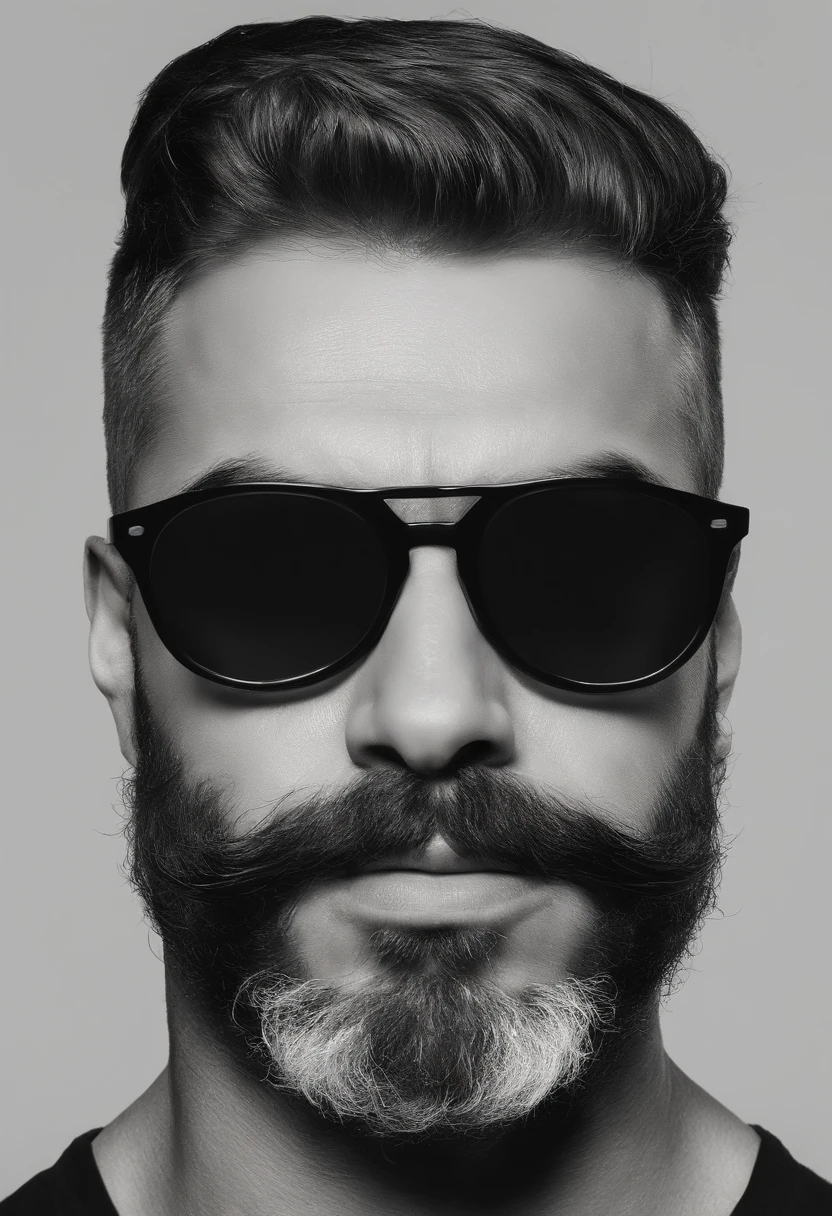 Homem com barba e bigode brancos camiseta preta, best quality,4k,8k,homem muito atraente com barba, pelos faciais bem cuidados, FOFO, breath-taking, Realista, imagem ultrarrealista, Bigode Natural, macho velho,foto retrato suave 8 k, retrato muito detalhado, bigode grosso, estilo hiper-realista, Barba fina, pelos faciais curtos, Bartstoppeln, FOFO, rosto detalhado, retrato ultra realista, cabelos longos e grisalhos amarrado , boca aberta,