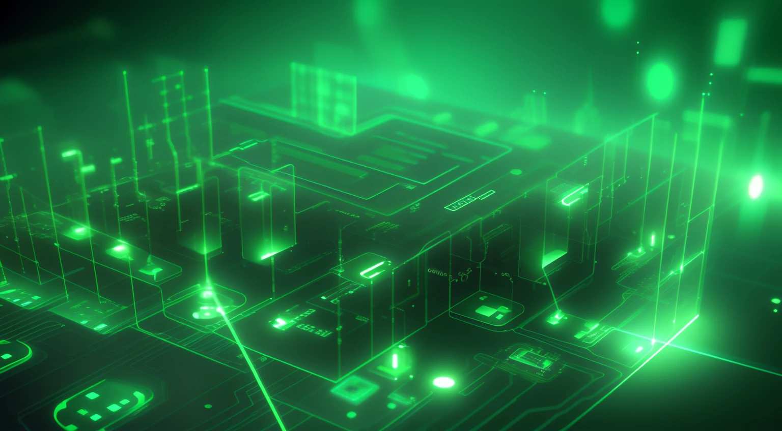 digital nodes, A green digital world, abstract art representing data, background of digital greebles, detailed photo of virtual world, cyber space, surreal cyberspace, infinite quantum waves, In the field of inner hyperspace, the encrypted metaverse, Cyber universe, a digital dreamscape,  deeper into the metaverse we go, open portal to another dimension, science fiction digital art