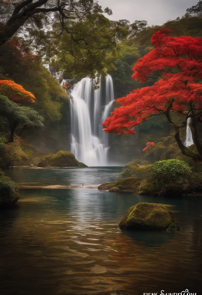 Obra-prima, melhor qualidade, alta qualidade, extremamente detalhado CG 8k unidade de papel de parede, Classic Chinese Garden, paisagem, amsterdam, inverno, ((neve)), ao ar livre, heaven, dia, paisagem, water, tree, blue skies, cascata , Natureza, lago, Rio de Janeiro, clouded skies, fotografia premiada, Bokeh, profundidade de campo, HDR, flor, chromatic aberration, renderizado, altamente detalhado, Trend in art., CGS trend, complexo, Detalhes altos, dramatic, Arte no meio da viagem, 3840x2160, Vermelho & Branco