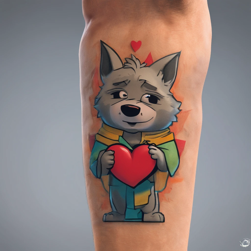 Criar um personagem no estilo Pixar. Marcio, homem ?????, 
barba curta, with several white hairs, tendendo ao grisalho, Short black hair too 
tending to gray, 1,74m de altura, olhos castanhos escuros, thick lips, 
Arm tattooed on the inside with the little foot of his two sons, Luke and
Thiago and on the forearm, metade da face de um lobo, for the other half was made in the 
on Luke's arm, seu filho mais velho. Already on his right shoulder is tattooed the name 
From his mother, Mrs. Zezé, em letra cursiva, followed by the heart rate and a heart at the end.
Amante de esportes, principalmente Mountain Bike, e de filmes da Saga Star Wars.