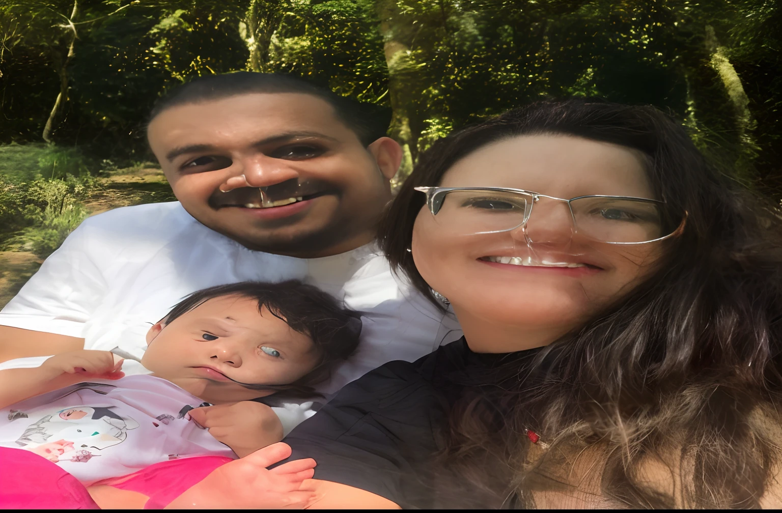 There's a man and a woman and a boy sitting on a bed, family photography, marido esposa e filho, portrait of family of three, holiday season, family portrait, foto de retrato de um pano de fundo, Antecedentes complexos, Family photo, fami, na frente do fundo branco, studio potrait, home fotografia retrato, Cores Vermelho e Branco, Happy family, holiday vibe