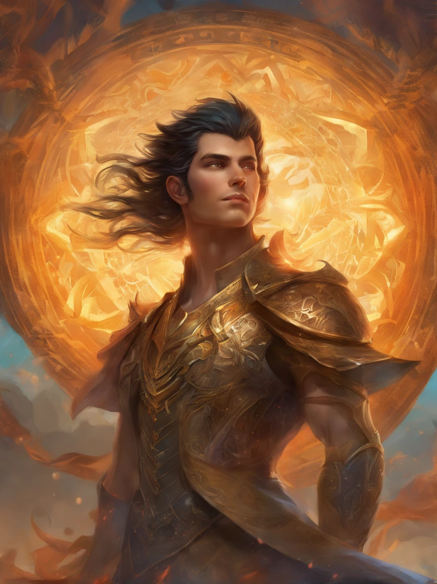 (best quality,4k,8k,highres,masterpiece:1.2),ultra-detailed,(realistic,photorealistic,photo-realistic:1.37),male,shadar-kai,elf, painting by Donato Giancola and Ben Templesmith,paladin,dungeons and dragons,race shadar-kai,short hair,black hair,no pupils,hollow eyes,evil smile,shaded