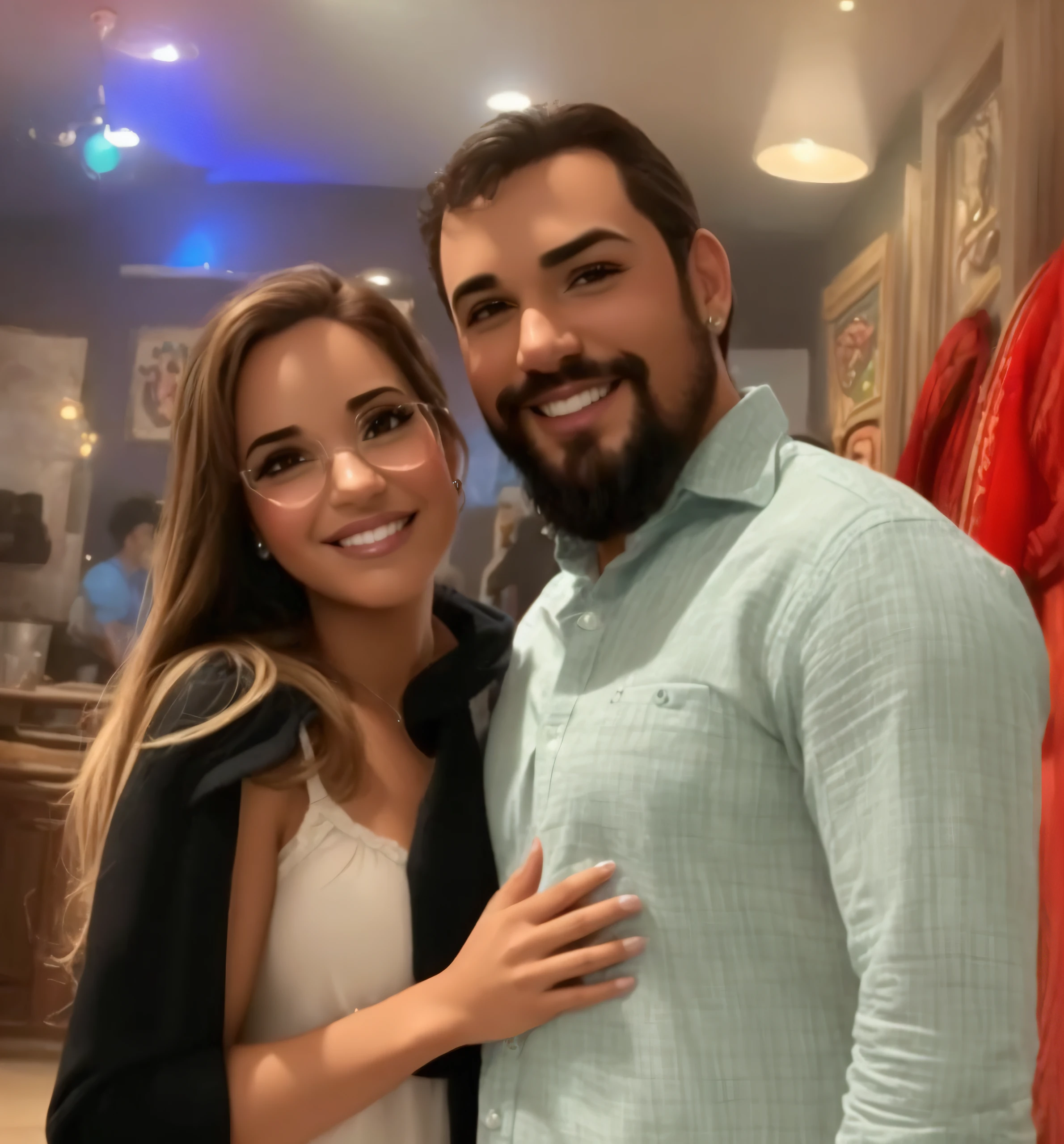 Homem e mulher que seguram os ombros de uma mulher, casal sorridente, Casal feliz, Directed by: Nandor Soldier, pose de casal, retrato de casais, imagem de perfil, retrato de casal, Jovana Rikalo, Pokimane, Directed by: Julia Pishtar, Directed by: Matija Jama, Lovely couple, foto do perfil