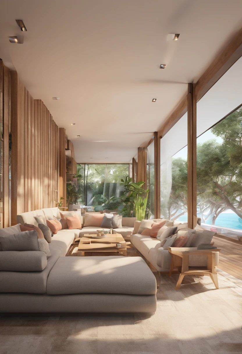 Casa contemporanea beira mar