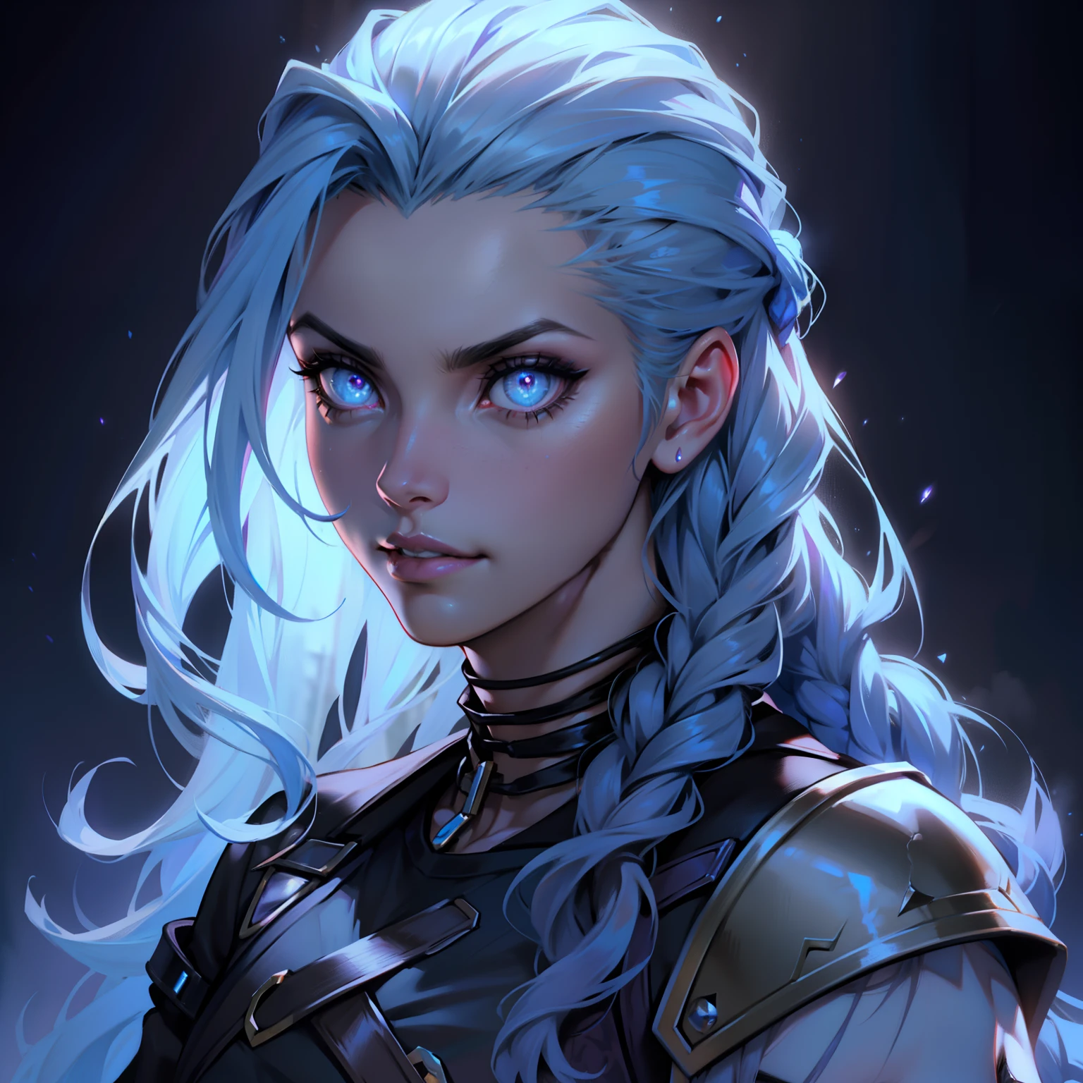 Castlevania seigneur de l’ombre hyper réaliste marocaine princesse islamique très beau portrait zoom visages hyper réaliste super détaillé hyper realistic super detailed faces glowing crystal eyes hyper realistic
