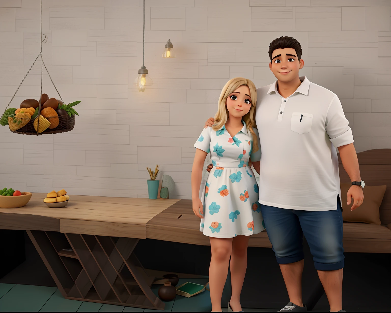 Um gordinho um casal lindos seja fiel a foto
