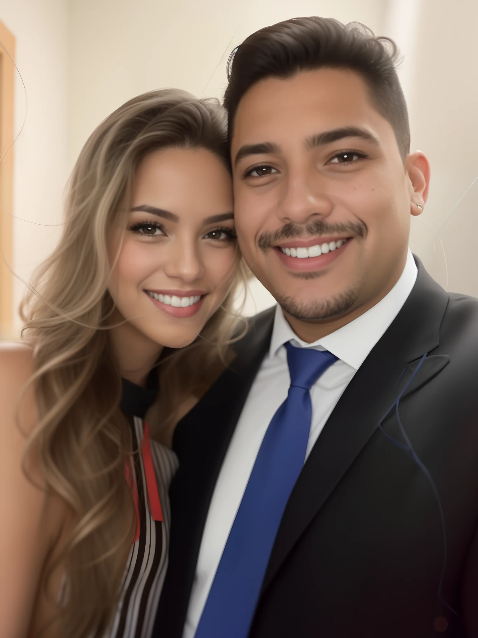 Homem e mulher sorridentes posando para uma foto em um quarto, imagem de perfil, Lorena Avarez, Karla Ortiz, Alanis Guillen, david rios ferreira, Cristiano Orrillo, Directed by: Nandor Soldier, foto do perfil, casal sorridente, foto de perfil headshot, Alex Yanes, Casal feliz, julia fuentes, Marischa Becker, Directed by: Daniel Lieske