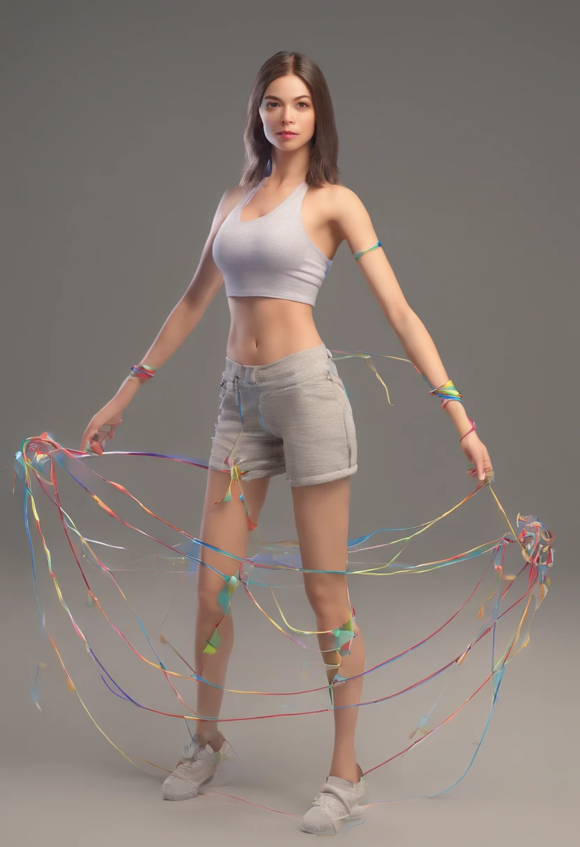 Girl with string