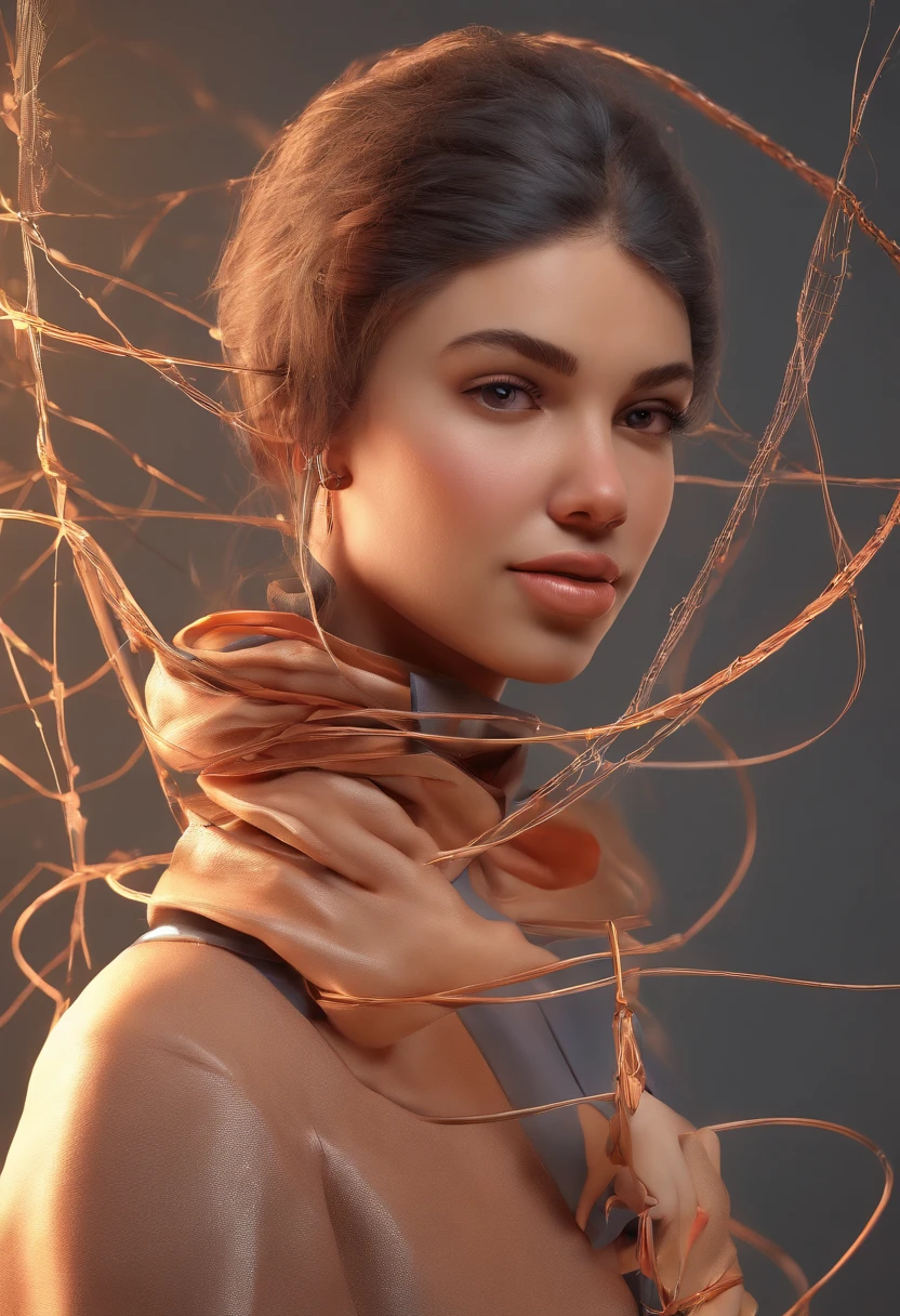 Girl with string