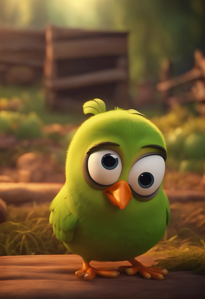 farm color 3d pixar kids disney style background