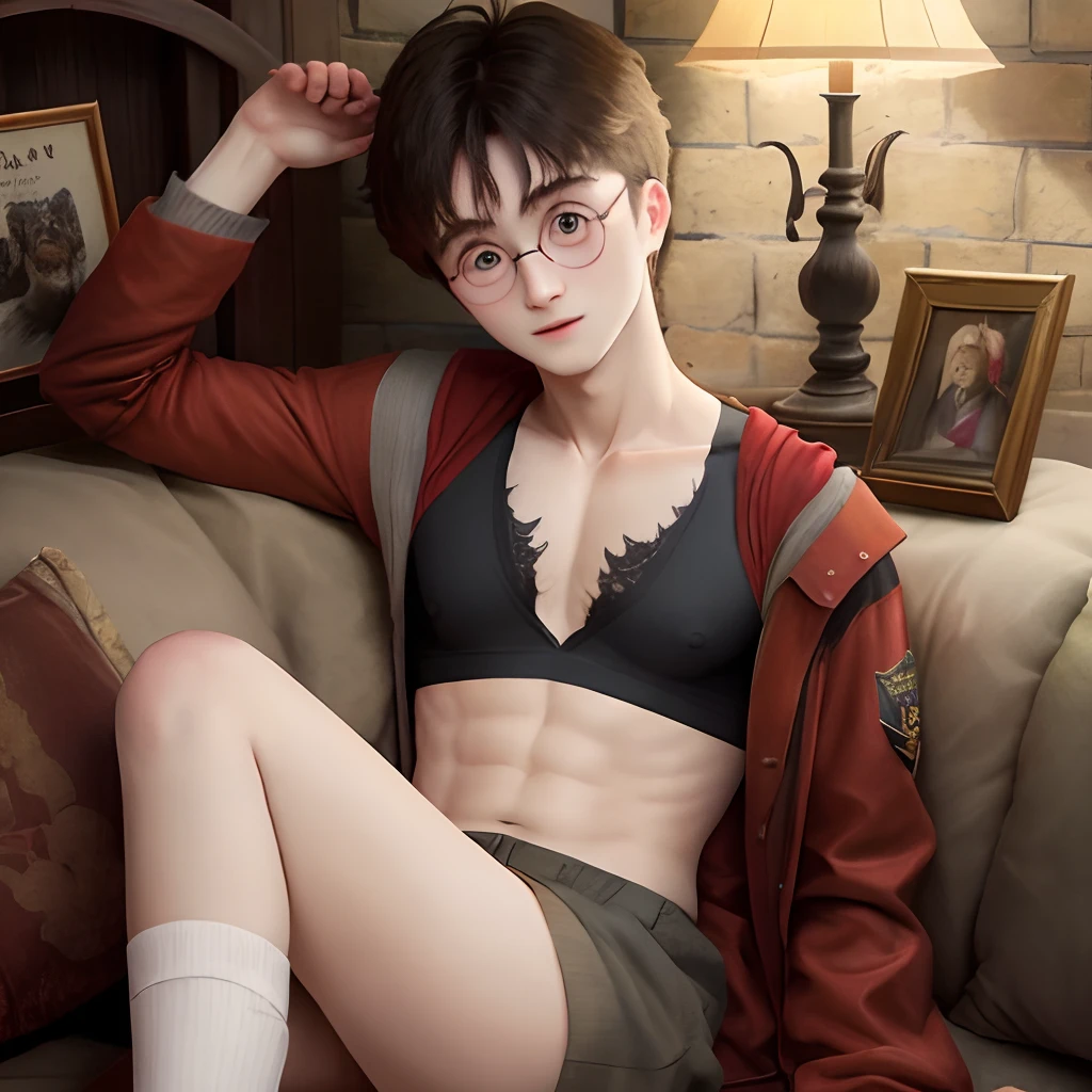 Harry potter ,asiatique serdaigle 16 ans avec chouette sur son bras