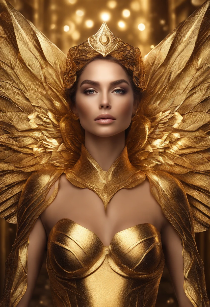 (((Full Body Shot))), A Female model Corrupted By The Temptation Of Evil. Ultimate Beautiful Digital Art, Ultra High Resolution, Ethereal, 16k, Soft Light Source In Oblique Foreground, Beautifully Symmetrical Face, Exotic Large Meticulously Drawn Eyes