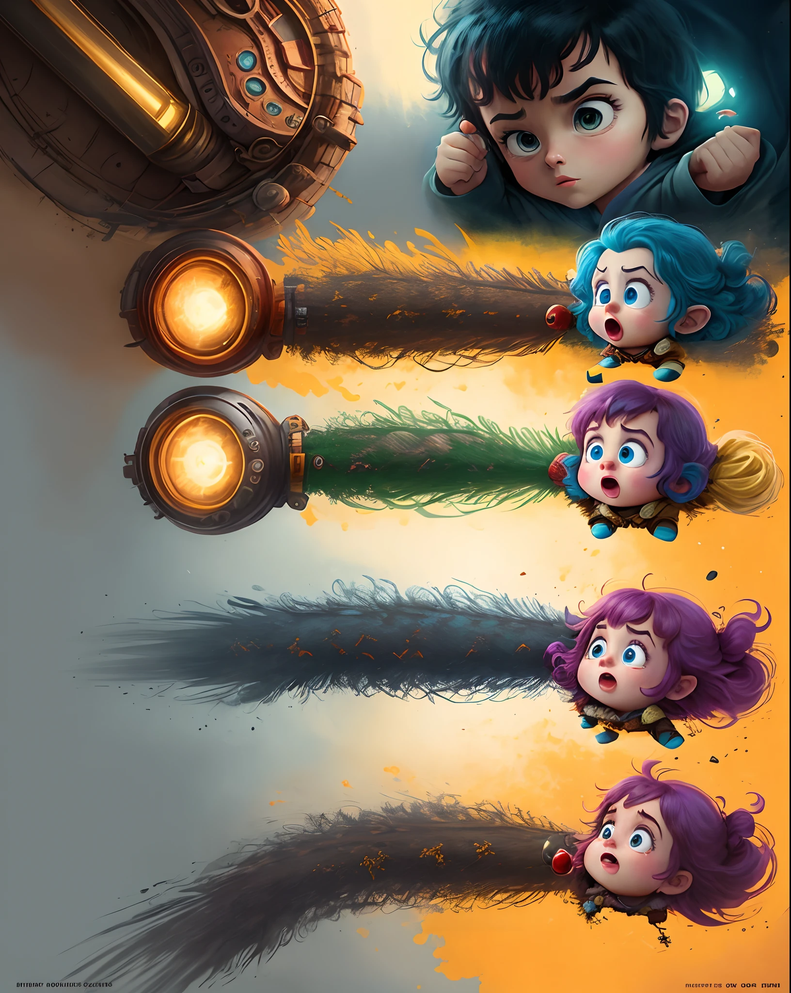 Create a Pixar Movie Cover with the Title "DC Method"