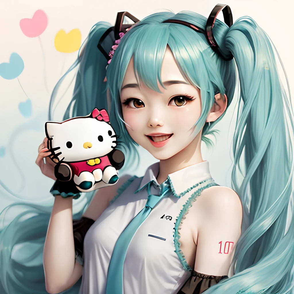 Hatsune Miku Hello kitty