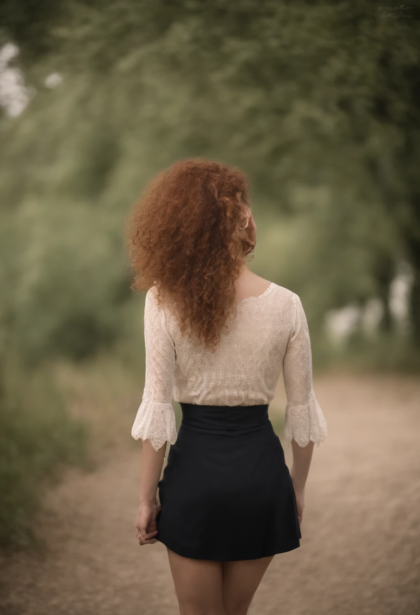 Gwen Tennyson, rousse, cheveux courts, sexy, Souriant, Porter un micro short et un mini chemisier, Seductive, hanches larges, gros seins, backview, from behind, bottes hautes, porte-jarretelles, Culotte dentelle, Ultra detailded,Realstic, beau visage, sueur, beaux mollets, belles cuisses, squat