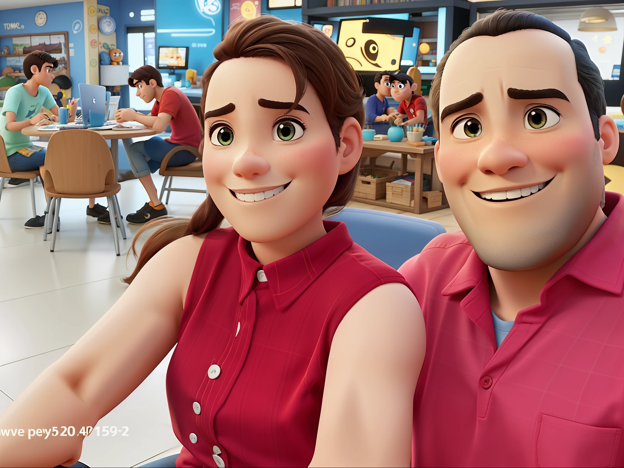 Estilo Pixar, alta qualidade
