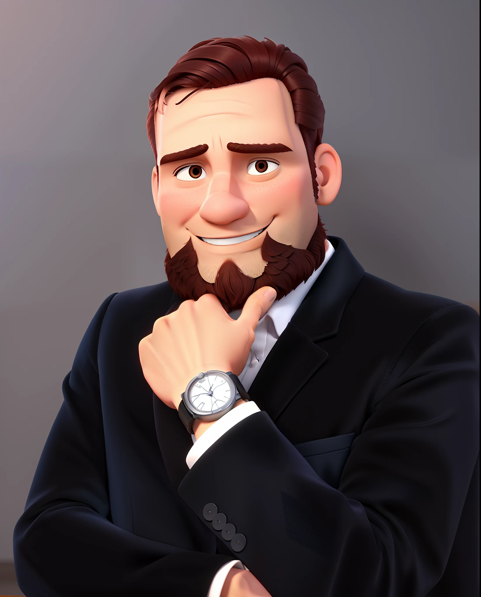 Um homem moreno estilo disney pixar, alta qualidade, melhor qualidade