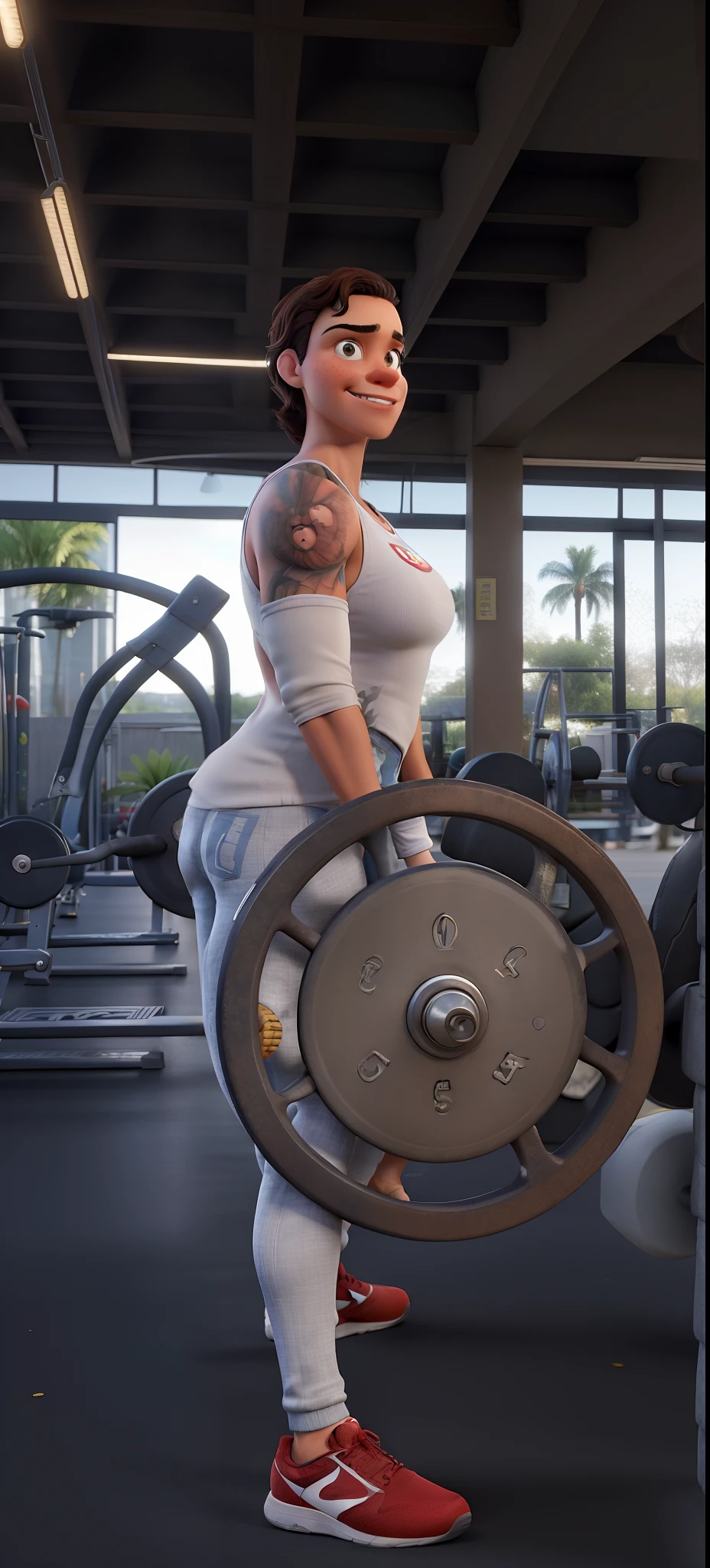 uploaded on e621, explicit content, 3d, (bastika, cutesexyrobutts, hioshiru), femboy, lizard thick thighs, huge butt, futuristic,, round wide hips, thicc ,(Anthro), slim waist, curvy, (goat pupilottom-heavy, large ass, sexy, seductive, extremely detailed, portrait, looking at viewer, (full body:0.6), detailed background, close up,, standing in the gym, wet, (gym interior:1.1) background, dark mysterious lighting, shadows, anthro, lizard, brown lizard eyes color, ear piercing, claweddrip), long legs, modern (gym interior:1.1) background, dark mysterious lighting, shadows, magical atmosphere, slutty, flat-chest, futanari, oversized huge testicles, huge oversized canine cock, sci-fi, curved horns, furry, hyper genitalia, saggy testicles, hyper testicles, crop top hoodie, a futanari (testicles),(canine ,veins, huge oversized canine,), huge knot, dragon penis, cum, shy