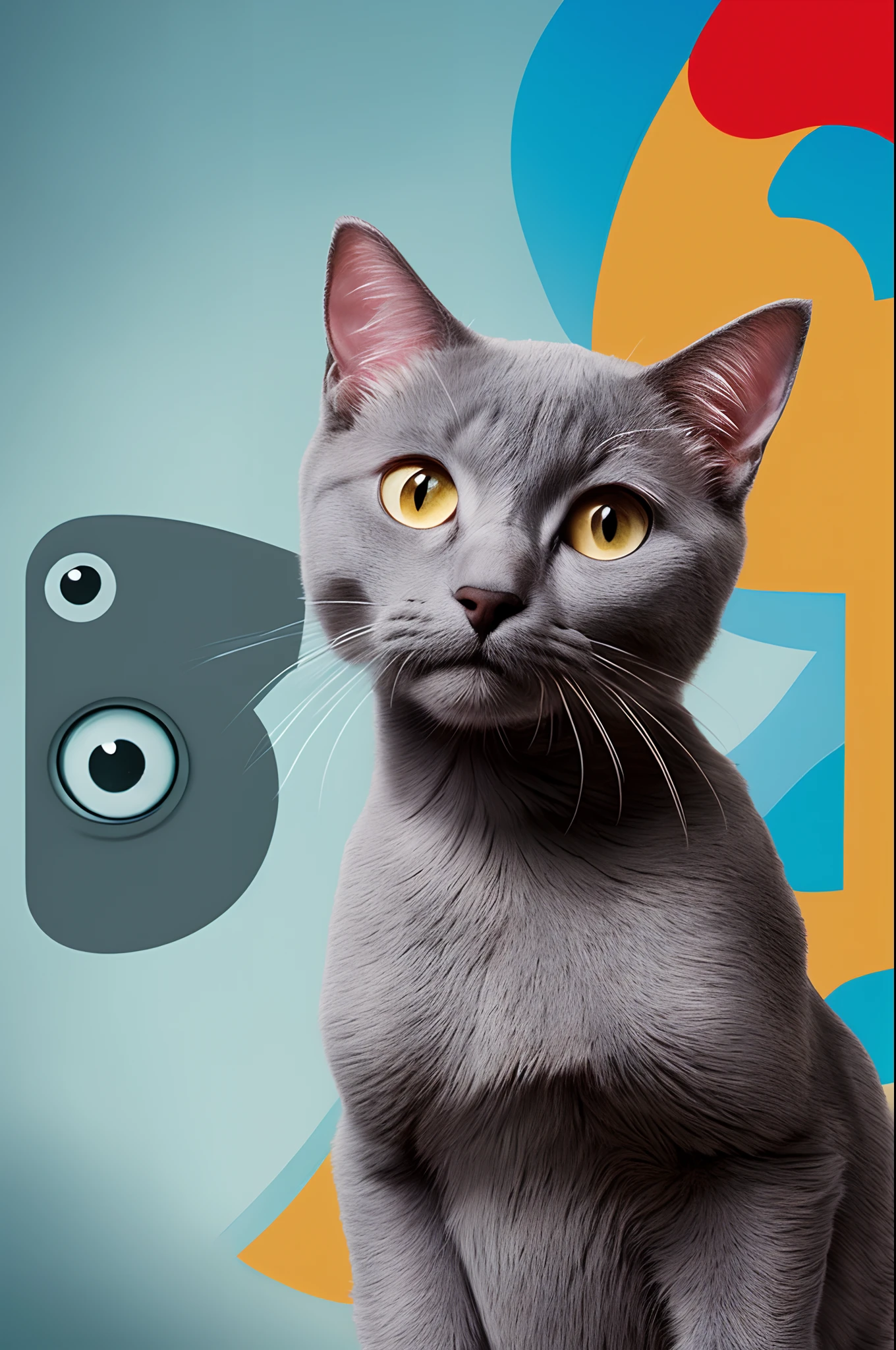 A Pixar movie about a Russian blue cat