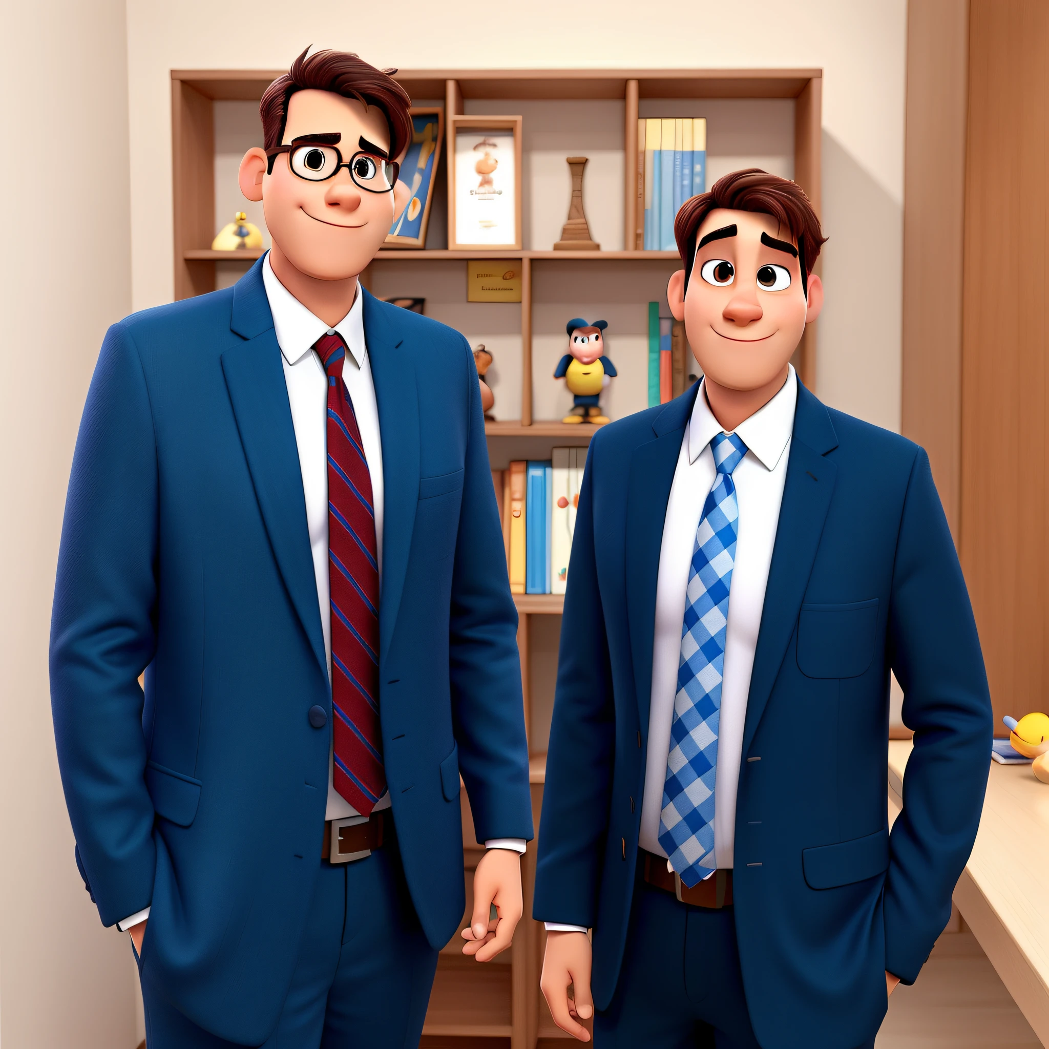 Homens estilo disney pixar, alta qualidade, melhor qualidade