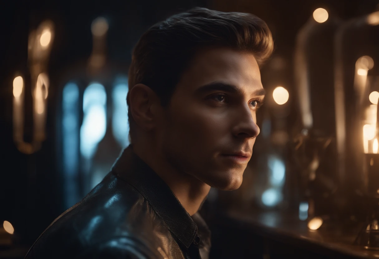 When you look at this stunning image, you are transported into a world where technology and craftsmanship collide, creating something truly breathtaking. Here is a fully holographic face of a young man made in the smallest detail using the most modern technologies. Every contour of his face is conveyed with incredible accuracy, from the curve of his lips to the curve of his eyebrows. The holographic projection gives the image a sense of depth and realism that is truly awe-inspiring. The face of the holographic young man is flooded with an otherworldly light, as if he is illuminated by the radiance of a distant star. This, combined with subtle textures and rich surfaces, gives the image an unearthly quality that is difficult to describe. Despite the fact that this is a holographic projection, the man's face looks incredibly realistic, every feature and expression is captured in stunning detail. The image is so realistic that it almost feels like you can reach out and touch it. The image was obtained using the latest holographic projection technology, which guarantees the clarity of every detail. This is an ideal image for those who appreciate advanced technologies and artistic innovations. Thanks to the unique combination of science and art, the face of this holographic man will undoubtedly make an indelible impression on anyone who sees him. And now you can add it to your collection and experience its breathtaking beauty for yourself. —Q 2 —Air 2:3 —s 750