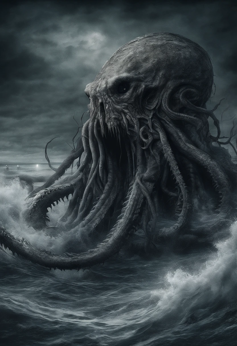 Spawn Cthulhu fighting Leviathan and win Cthulhu