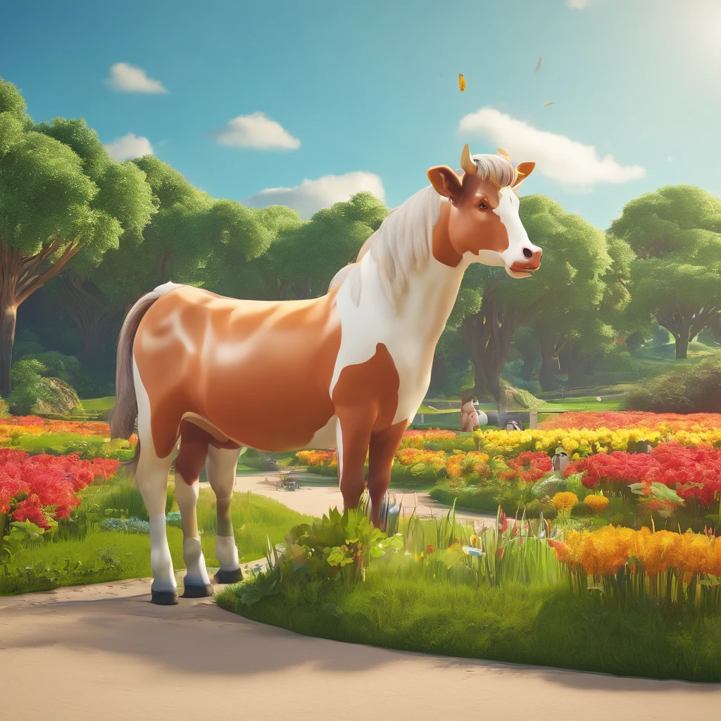 logo,farm,entrance,roundabout,illustration,detailed artwork,highest quality,ultra-detailed,photorealistic,landscape,greenery,farmland,animals,cows,horses,agriculture,organic,fresh produce,sunlit,clear blue sky,vibrant colors,warm lighting,serene atmosphere,harmonious composition