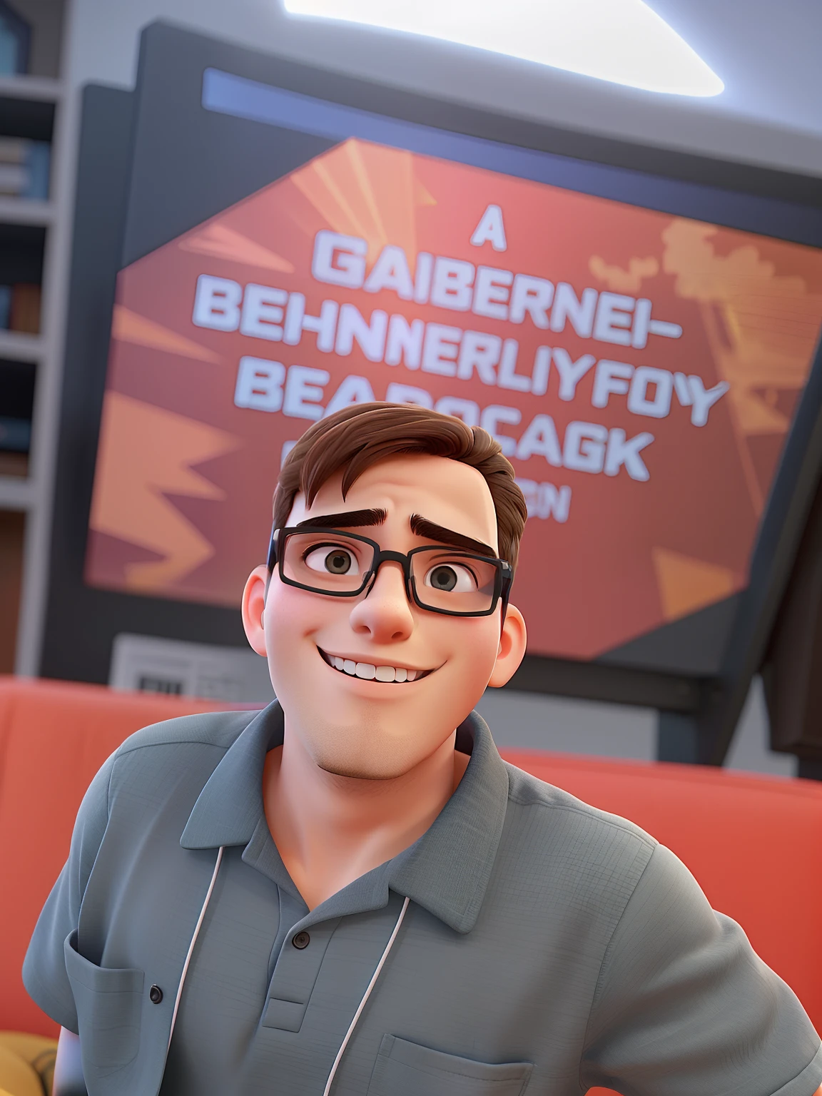 A 22-year-old who is featured in the image, bespectacled.