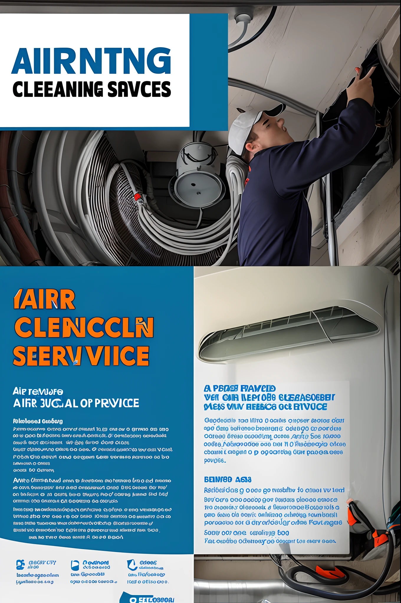 Air Duct cleaning service poster