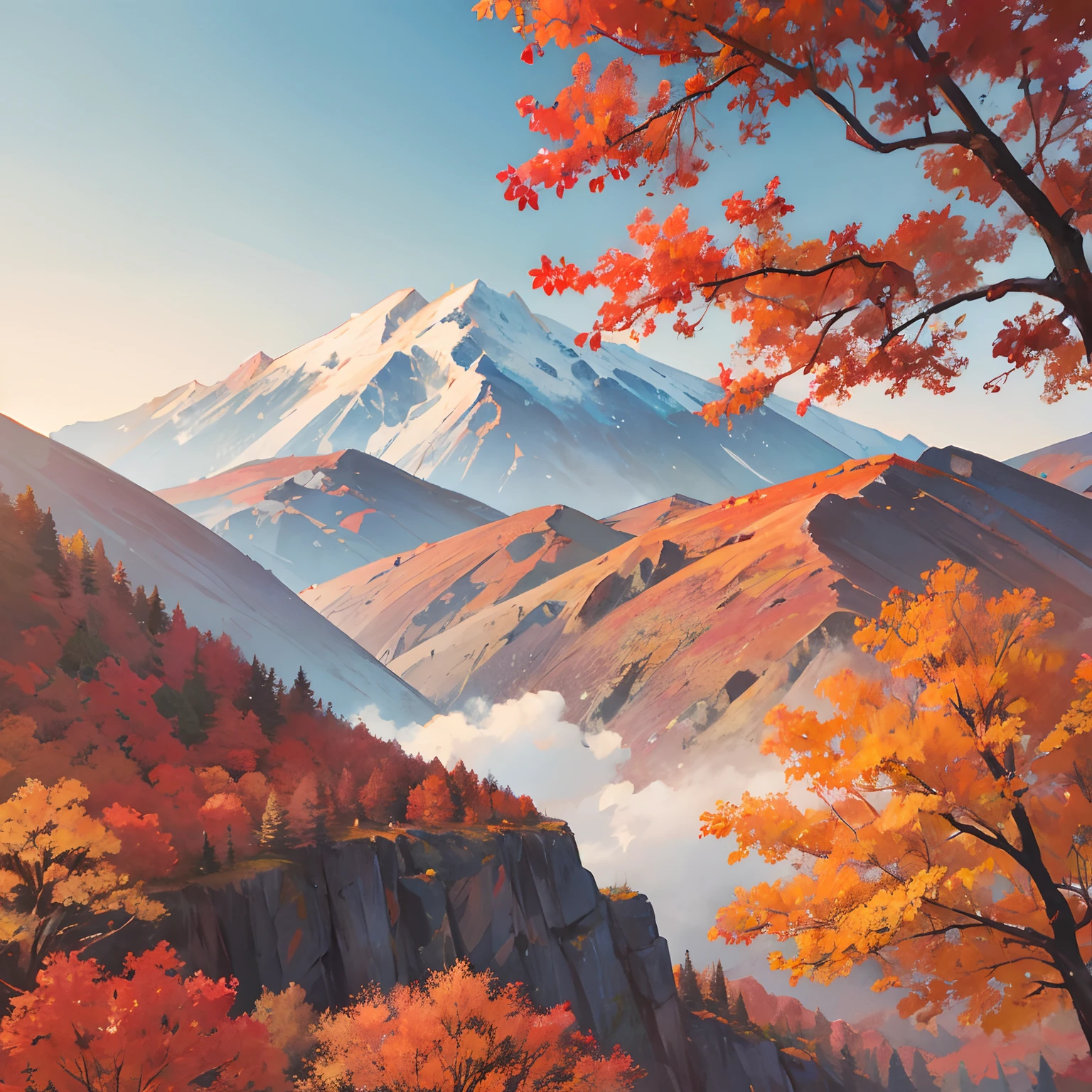 Autumn mountains