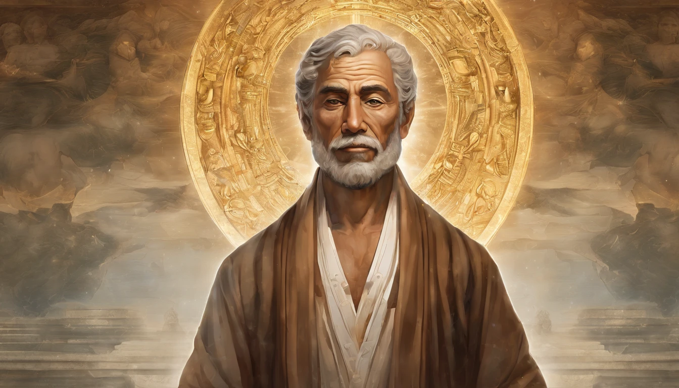 Visualize a high-resolution image featuring a stoic man with a strong, grateful, happy, and profoundly wise appearance. This image captures the essence of stoicism and portrays a man who embodies its principles while radiating happiness and wisdom.
The stoic man stands with an aura of inner strength and self-assurance, his posture conveying both power and grace. His physique is impressive, yet it's his inner qualities that truly shine.
His face is a portrait of gratitude and happiness. A genuine, heartwarming smile graces his lips, and his eyes twinkle with contentment. This man is not just strong in body, but in spirit as well. He carries an air of gratitude for life's blessings, and this gratitude lights up his countenance.
His expression is that of a sage, marked by the deep lines of wisdom etched onto his face. His eyes reveal a profound understanding of life's complexities, and they reflect the serenity that comes with a life well-lived.
The stoic man's clothing, while simple, exudes a sense of timeless elegance. It reflects his detachment from material possessions and his focus on inner virtues and the appreciation of life's simple joys.
The lighting bathes the scene in a warm and inviting glow, enhancing the radiance of the man's happiness and wisdom. The background setting is harmonious, combining elements of nature and classic architecture, symbolizing the balance and enduring wisdom of stoicism.
This image encapsulates the very essence of stoic philosophy - a life of inner strength, gratitude, happiness, and profound wisdom. It serves as a powerful visual representation of the stoic ideals of contentment and a fulfilled life.