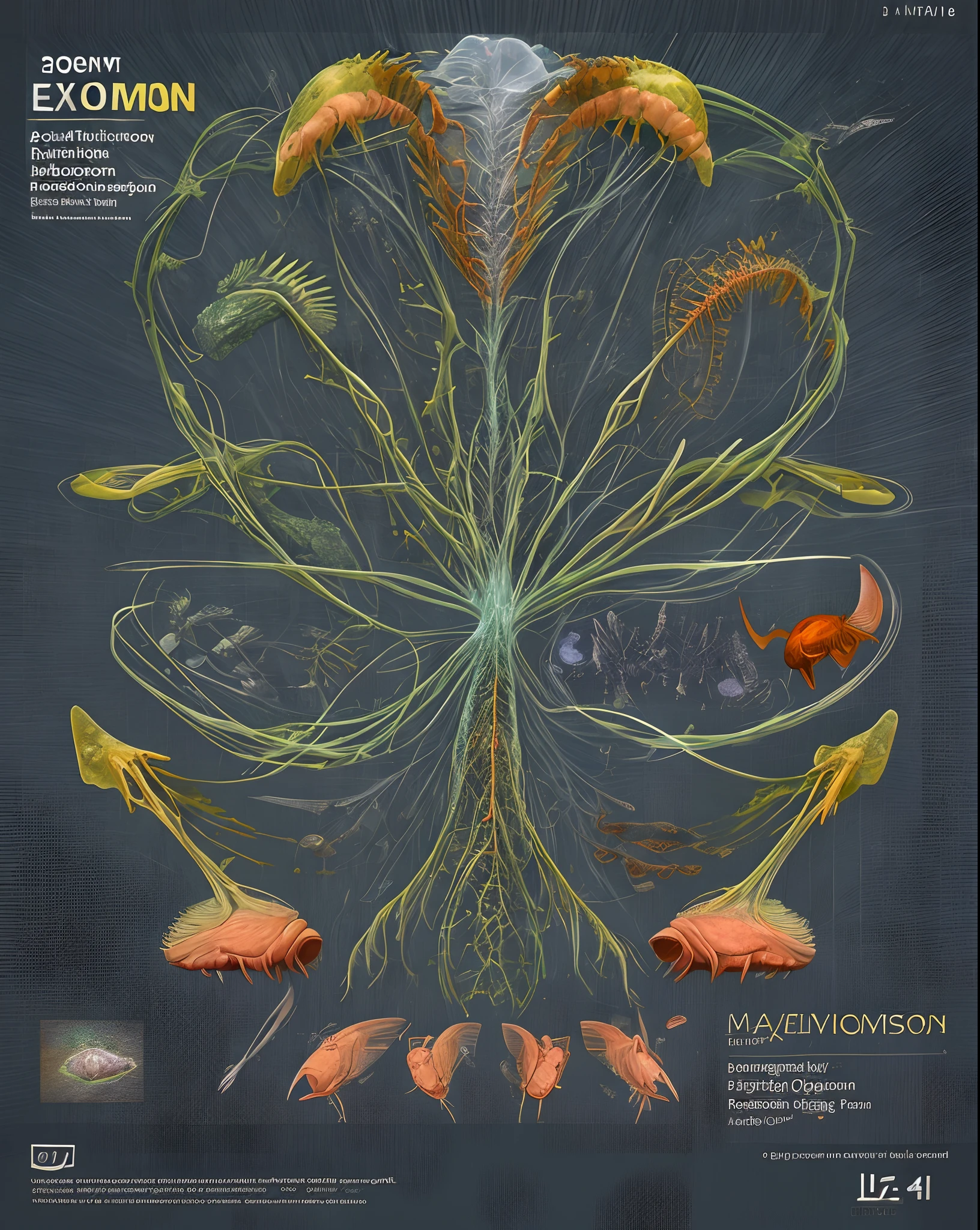 Cover design，Science Fiction & Programs，Biology and Evolution，Cambrian explosion