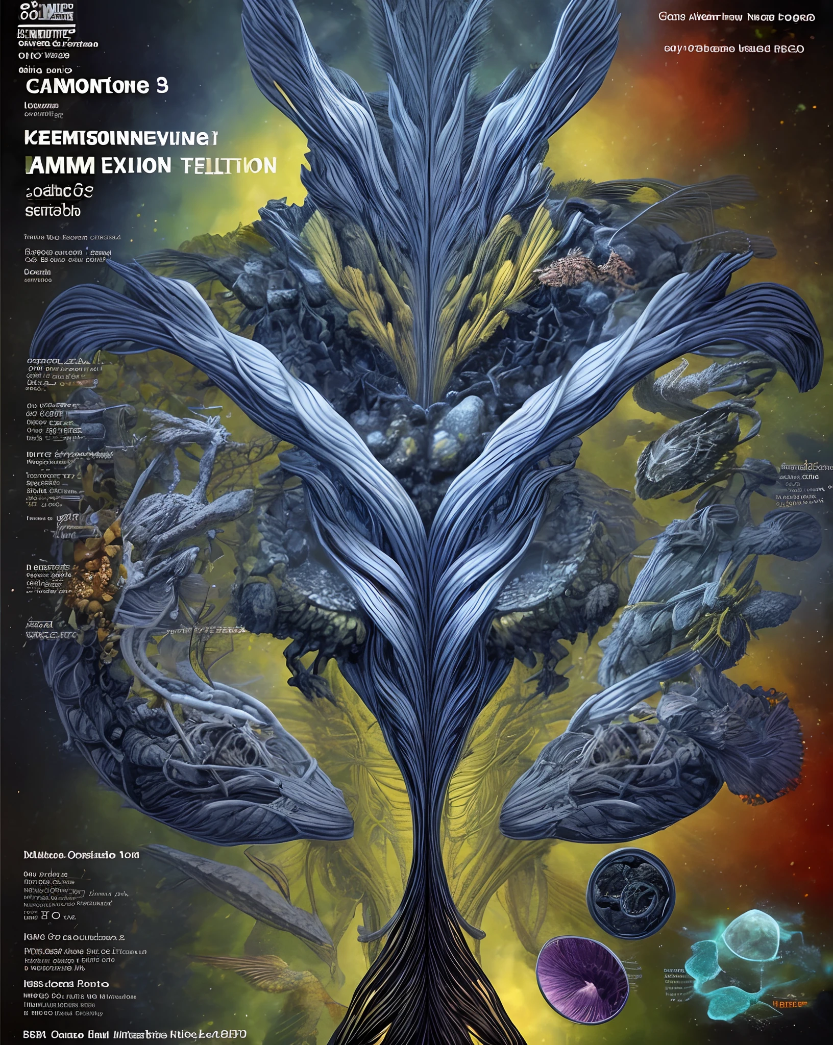 Cover design,Science fiction & program,Biology and Evolution I,Cambrian explosion