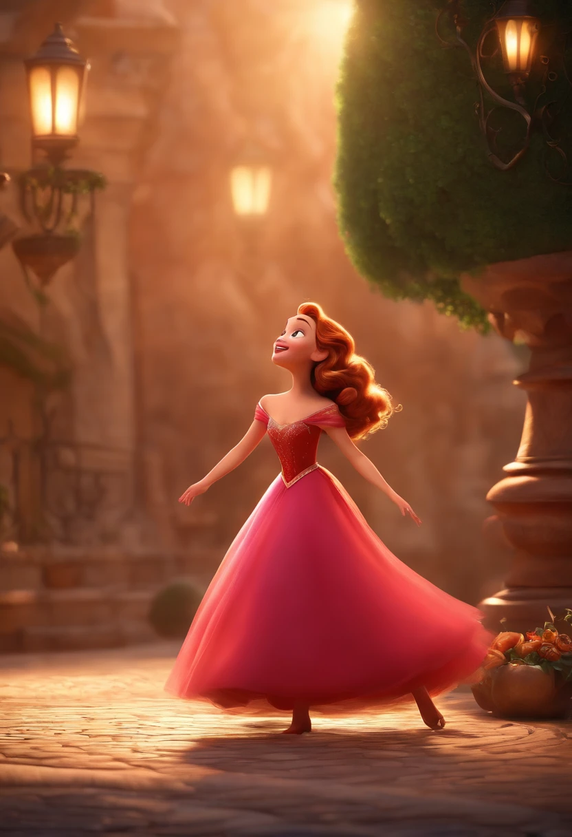 "(best quality,ultra-detalhado,Realistic:1.37),3D rendering,illustration,design de personagens,cabelo curto ,belos olhos detalhados, Estilo Pixar,branco homem ,Dancing on the Disney stage,atmosfera animada,vivid colors,luzes de palco,expression joyful"