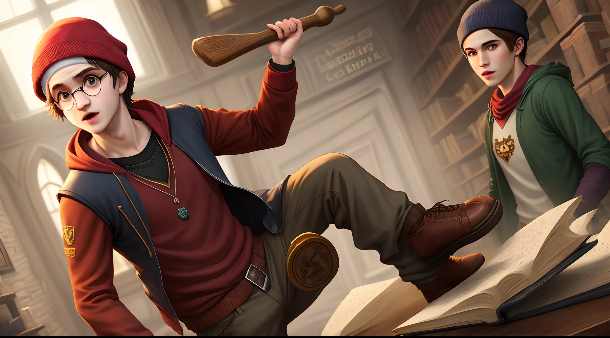 Harry Potter dressed as Delsin Rowe
