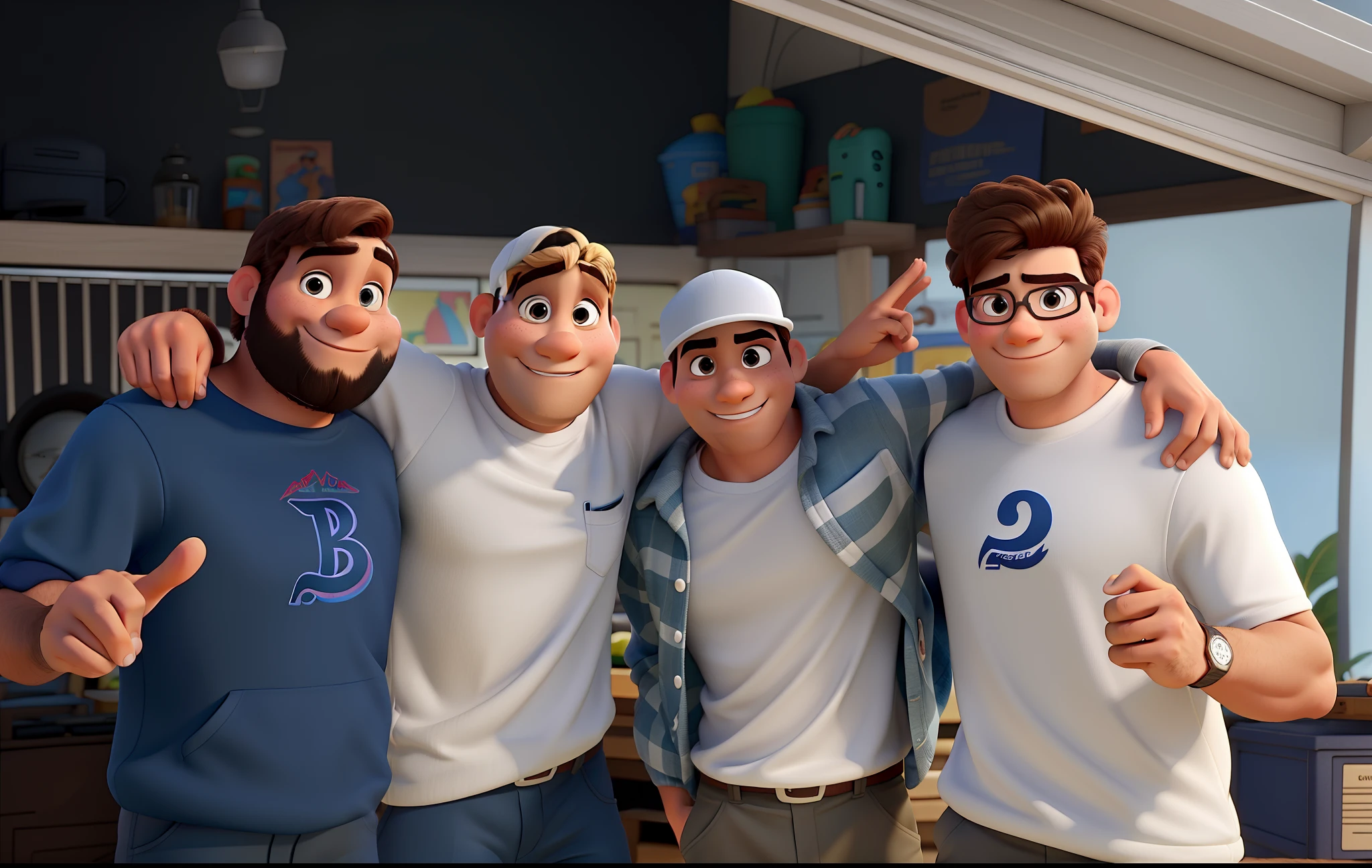 Um homem estilo disney pixar, alta qualidade, melhor qualidade