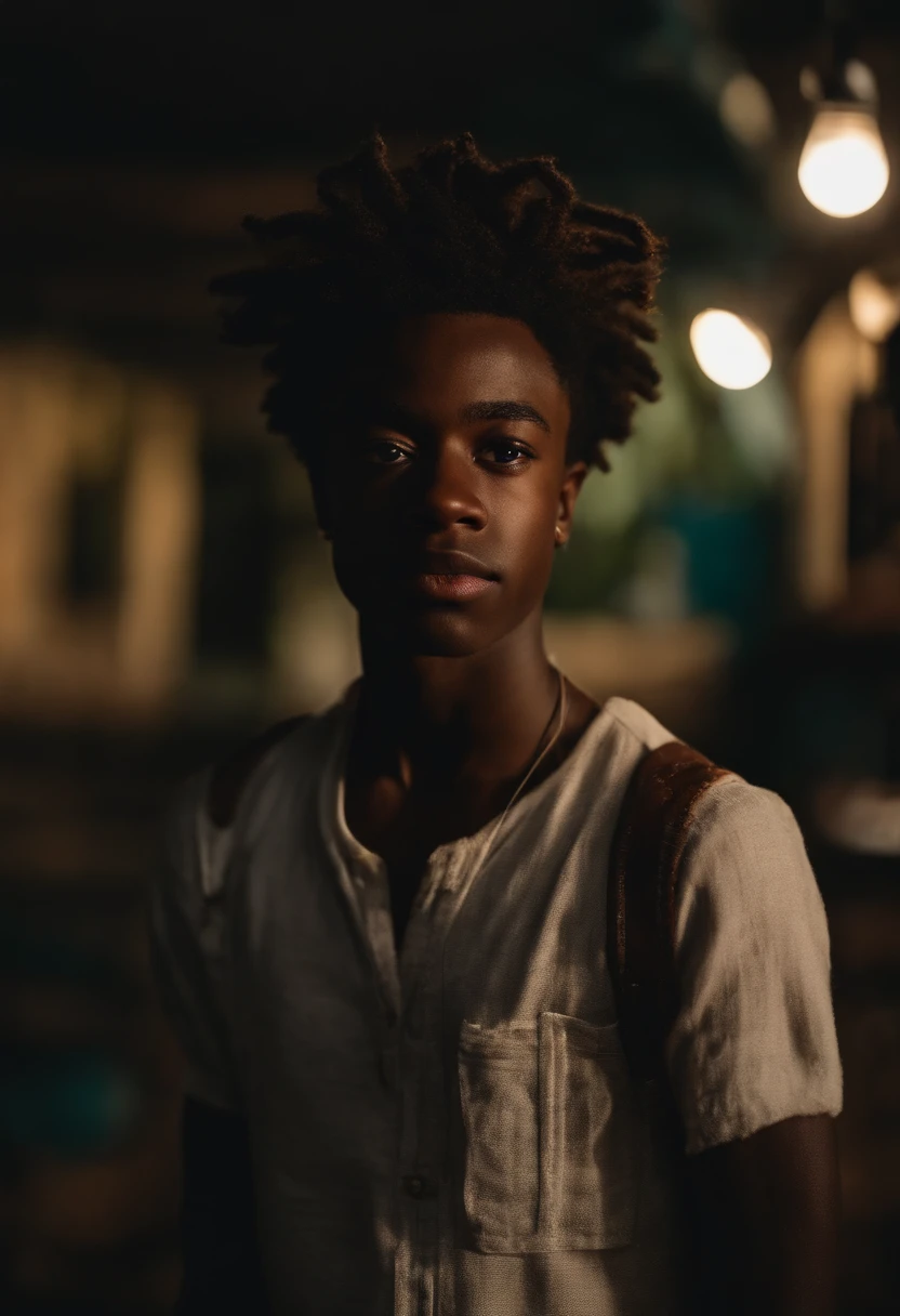 short_dreads_hairstyle foreskin:0.2 ((1boy)), teen boy, ((Caleb McLaughlin of Stranger Things)), brilliant highlights ultra high res, outside direct sunlight, (photorealistic:1.4), (detailed skin pores, detailed eyes), masterpiece straight forward portrait 18yo (black boy), dark skin, short dreads, thick thighs, luscious lips, best quality, nude, high resolution, bokeh, Rim Lighting, Natural bright Lighting, award winning photography, raw photo, Cinematic Lighting, (natural penis, scrotum), ((skinny, lean fit body)), muscular round perky bum