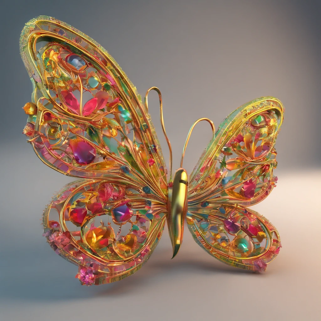 (master part, Qualidade Superior, best quality, Arte Oficial, Beautiful and Aesthetic:1.2), (1girl), extremamente detalhado,(Arte Fractal:1.3),colorido,mais alto detalhado,parte superior do corpo, [renda],[jewelries],[flor],[[borboleta]],