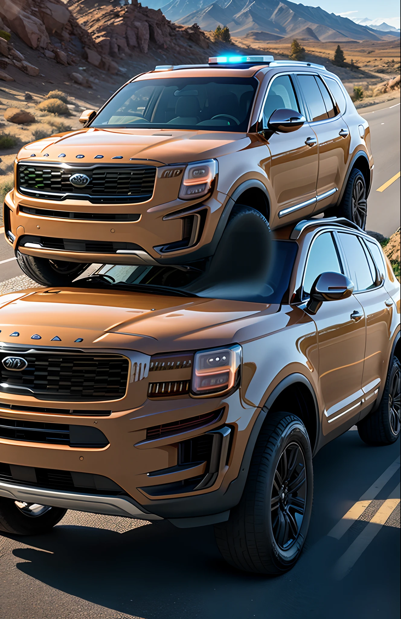 Kia telluride police cruiser