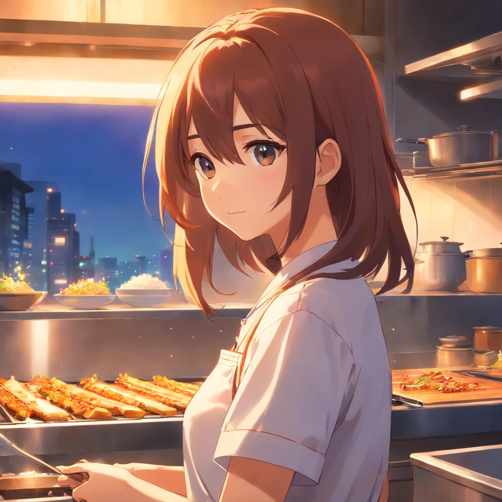 chef-d'work, beste-Qualit, film encore, 1fille, fille nuage, flottant dans le ciel, gros plan, sonbre, triste *, soft and warm lighting, coucher de soleil, (Sparks : 0,7)