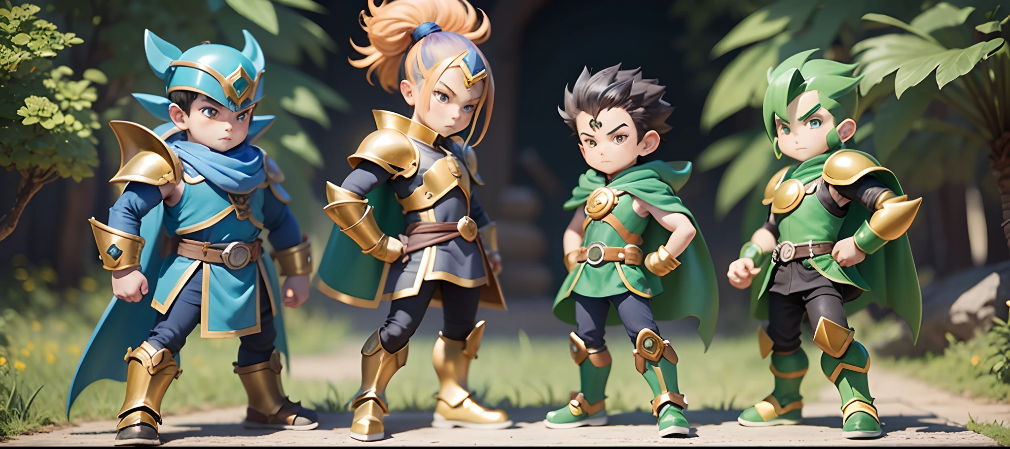 Dragon Quest Ben10 style warrior armors --auto --s2