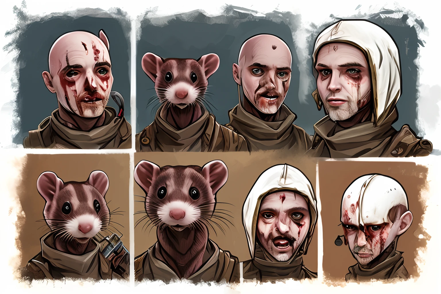 Humanoid ferret hemocraft bloodhunter
