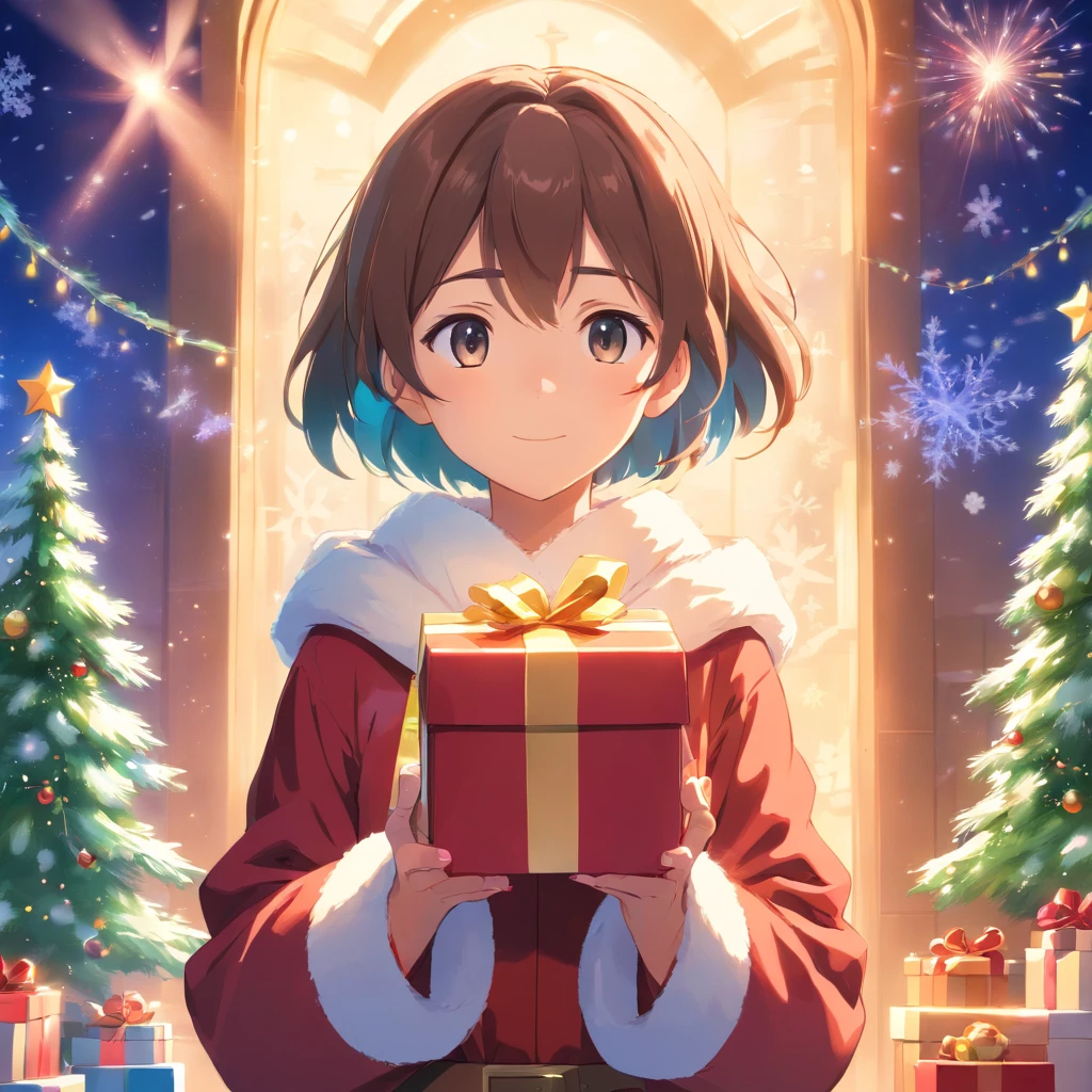 Imagem de um papai noel mais em forma de png
