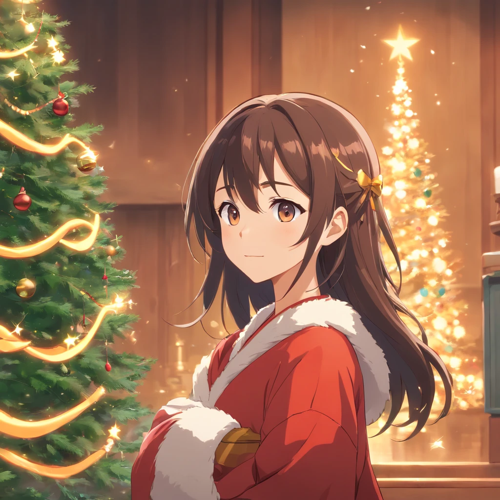 Imagem de um papai noel mais em forma de png
