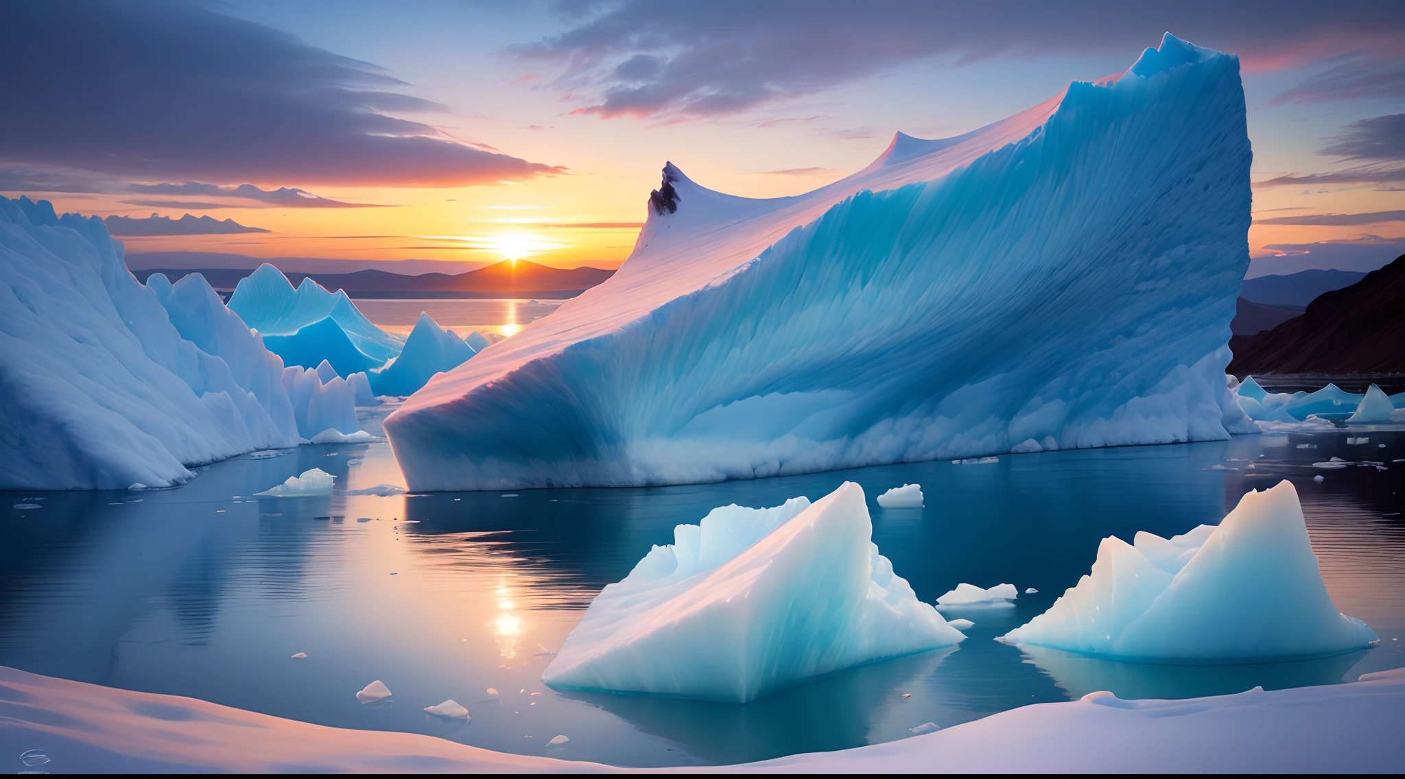 Pictures of icebergs