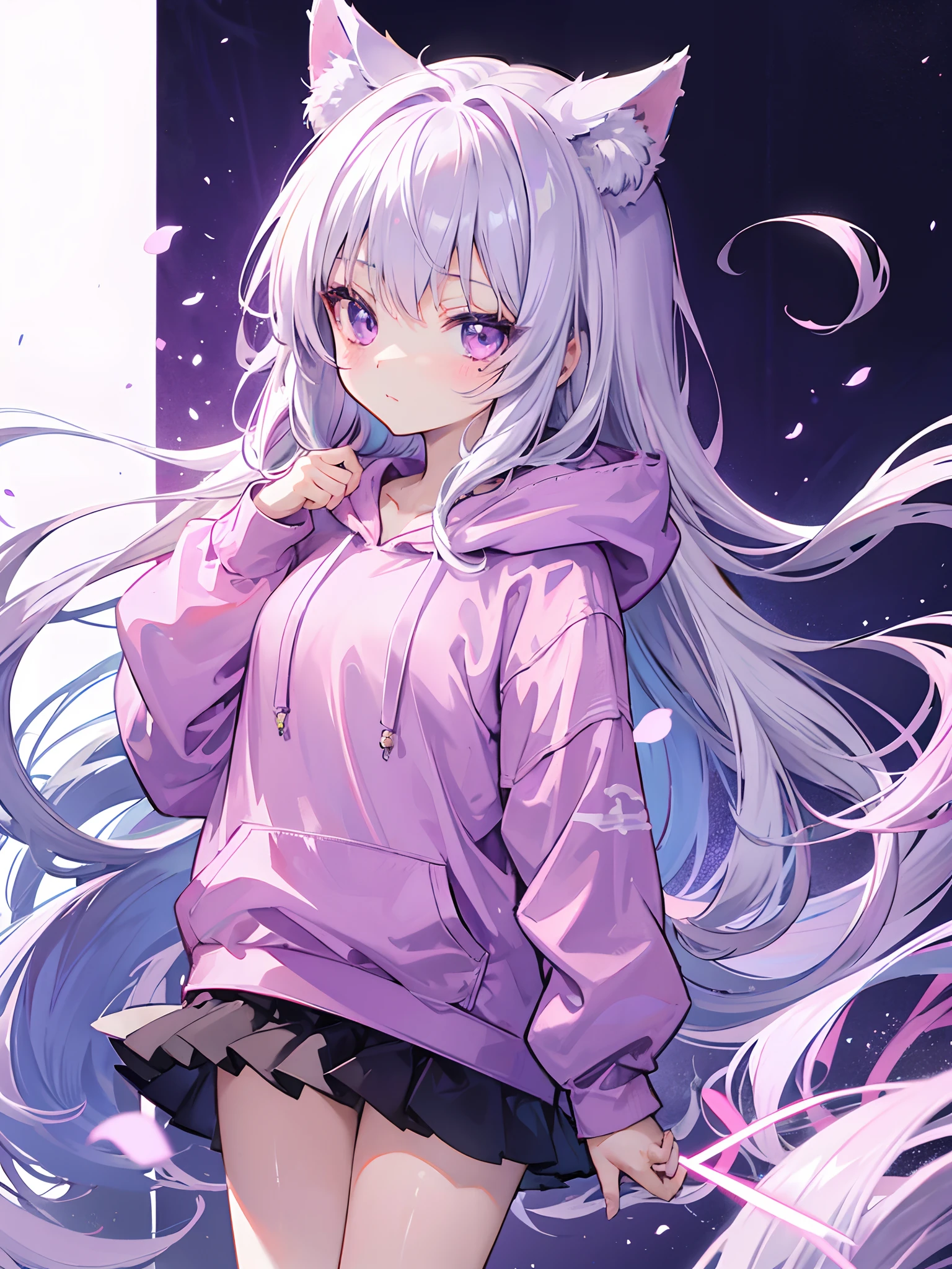 Cute anime girl hoodie best sale