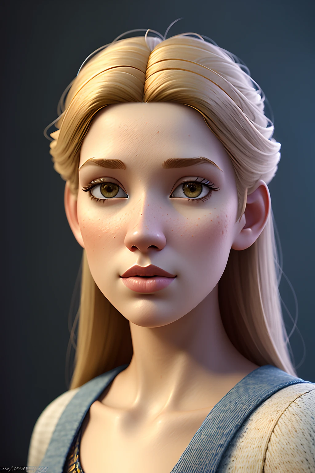 (pixarstyle:1.25) a waist-length portrait of a Athena, blond, 1girl, natural skin texture, 4k textures, hdr, intricate, highly detailed, sharp focus, cinematic look, hyperdetailed