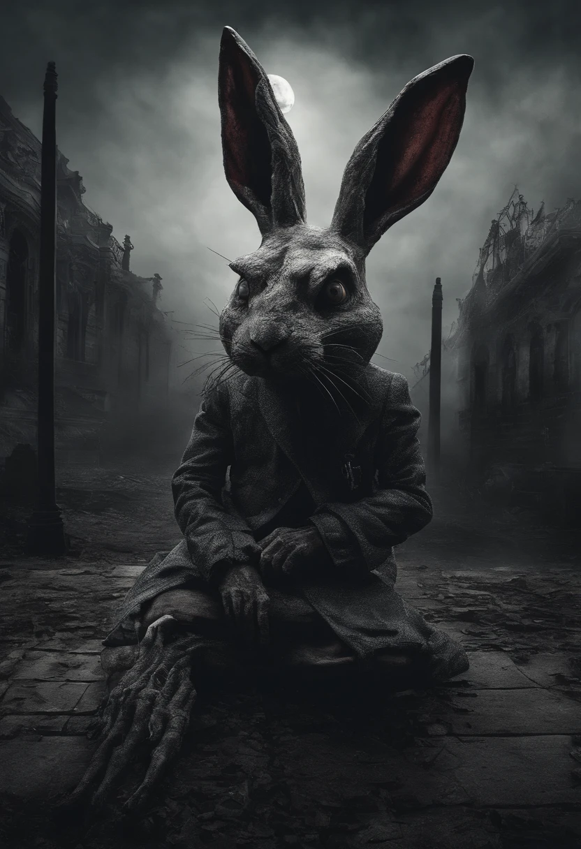Mundo de sombrerero loco , Character Rabbit Color Lighting,8k,4k,HDR