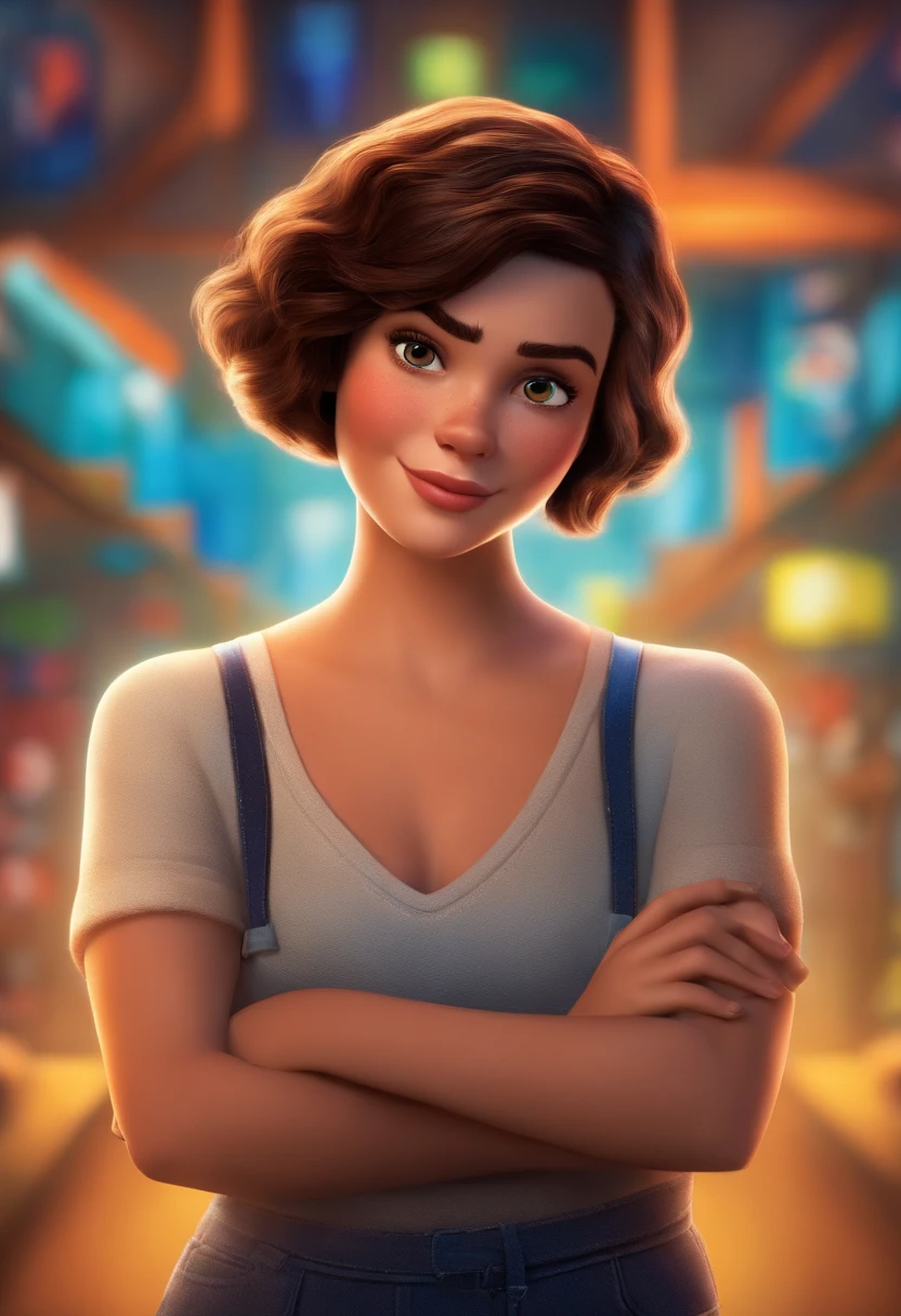 a frightened Emma Watson transforming into a goblin, green skin, fantasy marketplace, loose clothing, highly detailed, 8k, realistic, photorealistic, dramatic lighting, vivid colors, cinematic composition, fantasy, concept art style